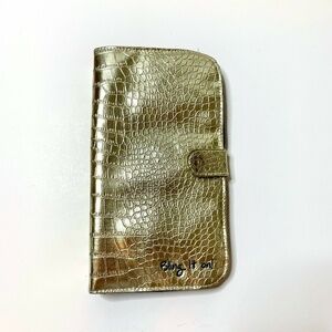 Gold Reptile Jewelry Tote Travel Case Bling It On
